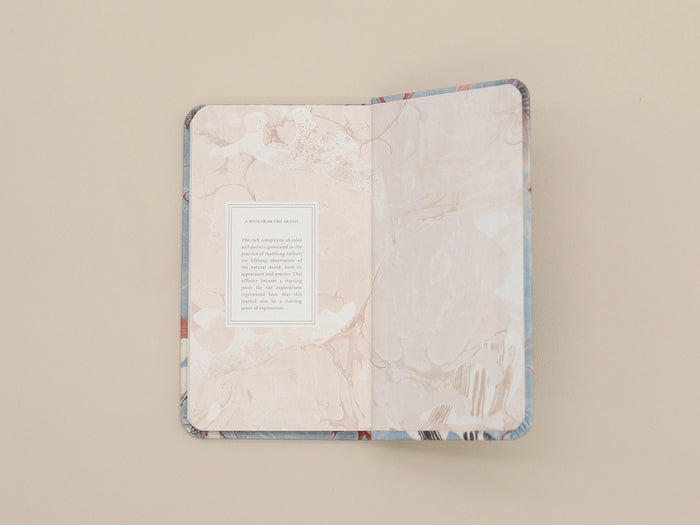 Marble Pocket Hardcover Journal Fluxus