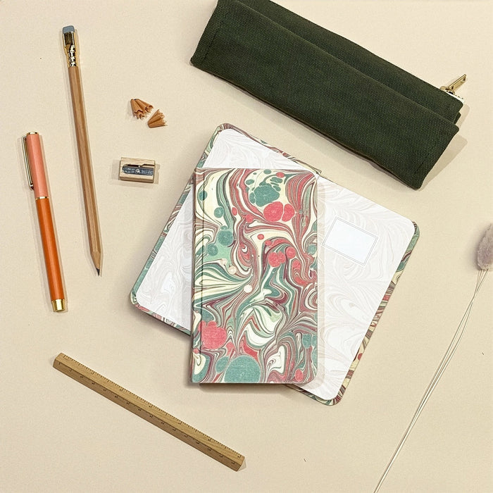 Marble Pocket Hardcover Journal Halcyon