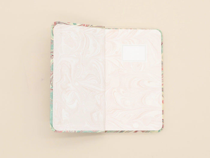 Marble Pocket Hardcover Journal Halcyon