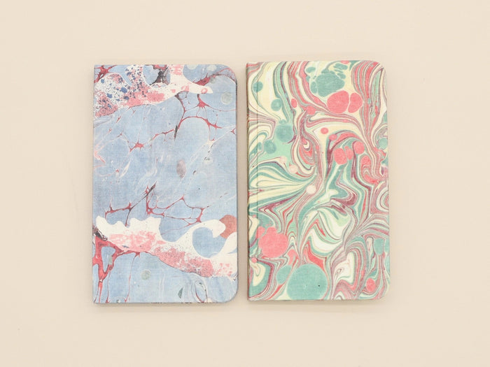 Marble Pocket Hardcover Journal Halcyon