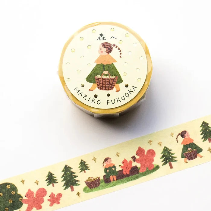 Mariko Fukuoka Foil Stamped Masking Tape | To the Forest