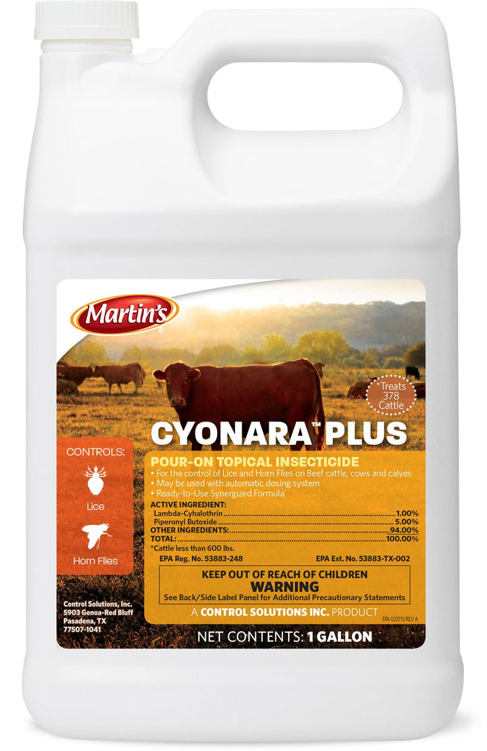 Martin's Cyonara Plus Pour - On Fly Insecticide & Applicator - CSI1J - 1 Gallon Pour - On - 1