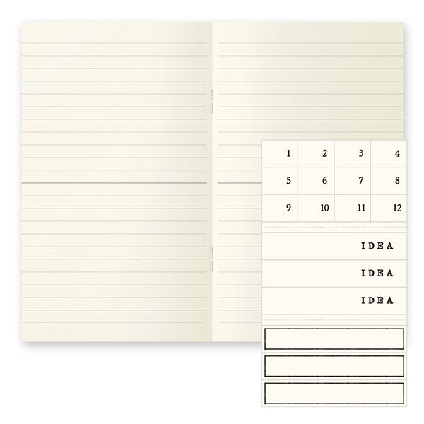 MD Diary Light Notebook B6 Slim -  Lined 3-Pack