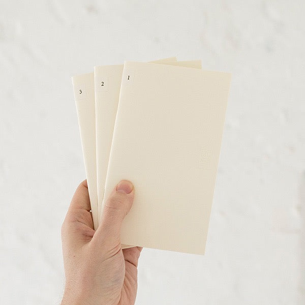 MD Diary Light Notebook B6 Slim -  Lined 3-Pack