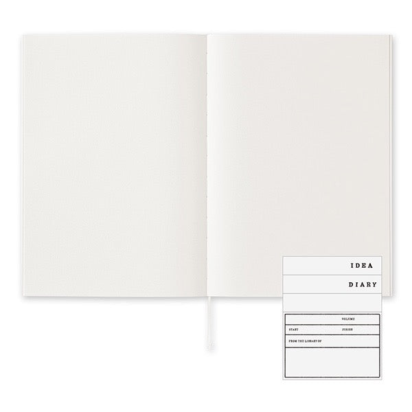 MD Diary Notebook A5 - Blank Cotton