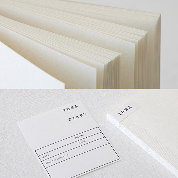MD Diary Notebook A5 - Blank Cotton