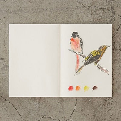 MD Diary Notebook A5 - Blank Cotton
