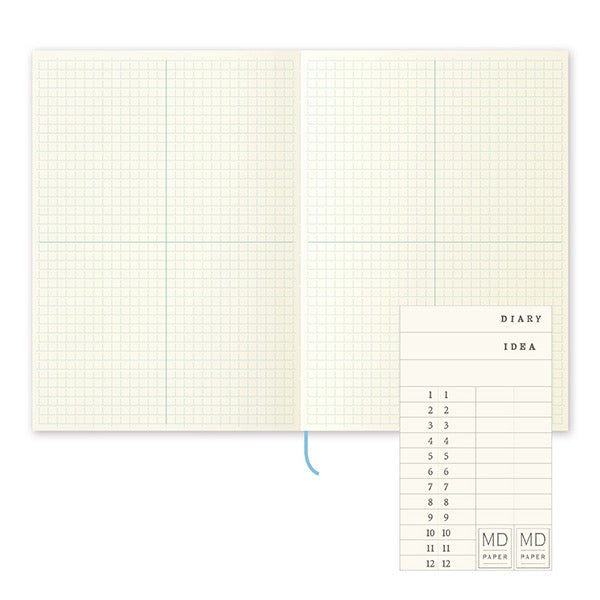 MD Diary Notebook A5 -  Grid Block