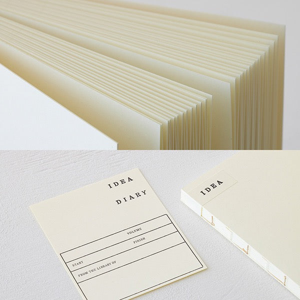 MD Diary Notebook A5 Square Thick - Blank
