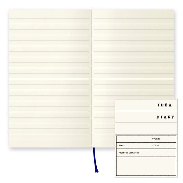 MD Diary Notebook B6 Slim -  Lined