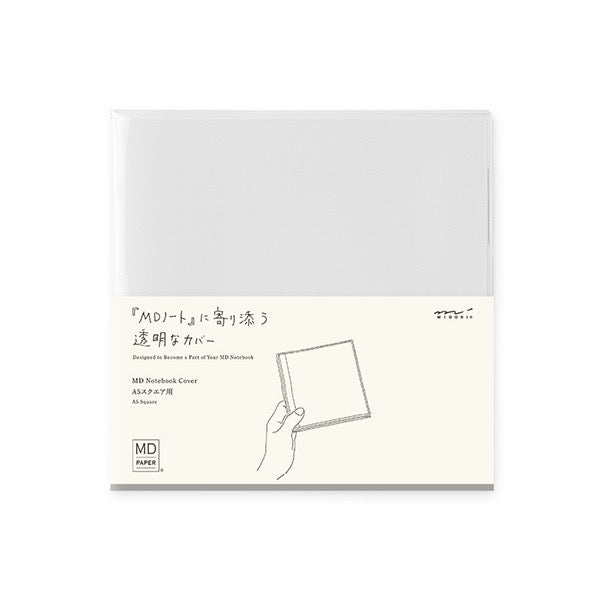 MD Notebook Clear Cover A5 Square