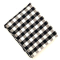 MDV Gingham Tablecloth Black, Red, or Rose - 94.5” x 57”