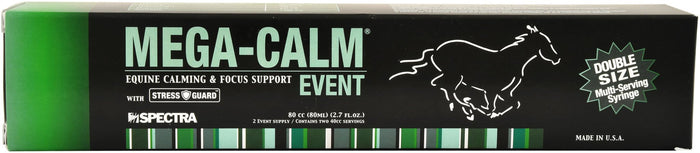 Mega - Calm Event 2 - Dose Equine Calming & Focus Support Syringe, 80 cc - GQAE - 1