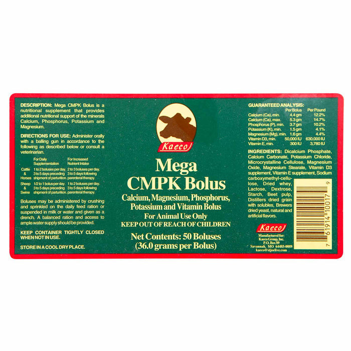 Mega CMPK Bolus, 50 ct - KKMA - 8
