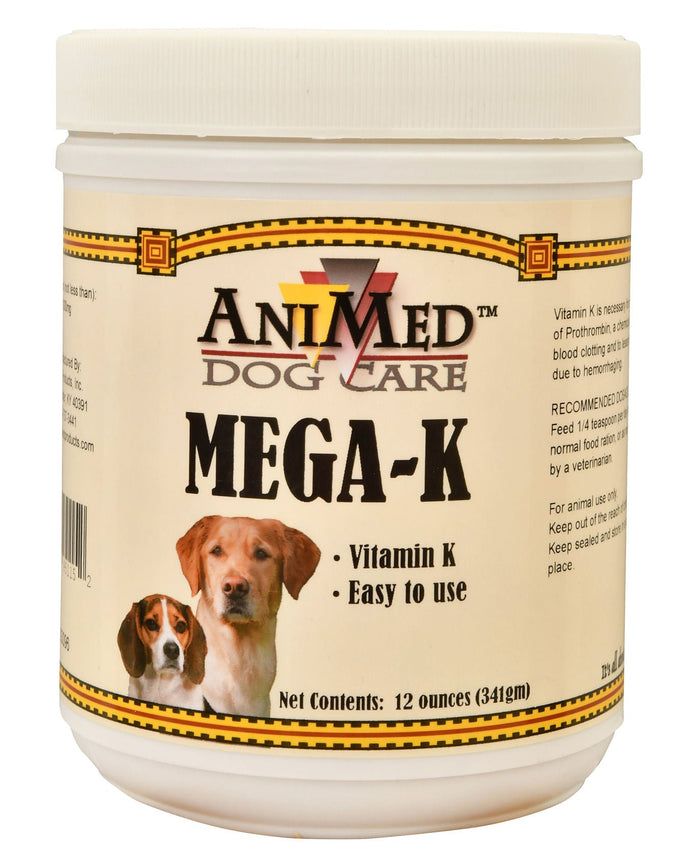 Mega K by Animed Vitamin K Powder Supplement for Dogs - AXG6 - 1