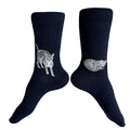 Meow Socks - Navy