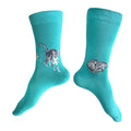 Meow Socks | Turqouise