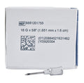 Metal Hub Needle, 16ga x 5/8" - CSAG - Box of 100 - 1