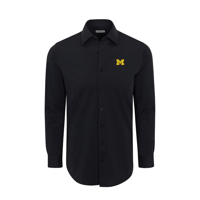 Michigan Apex Performance Dress Shirt Black