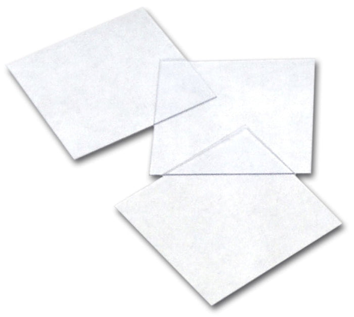 Microscope Coverslip Plastic, 100 ct - 014JRJ-336P - Clear - Microscope Plastic Cover Slips - 1