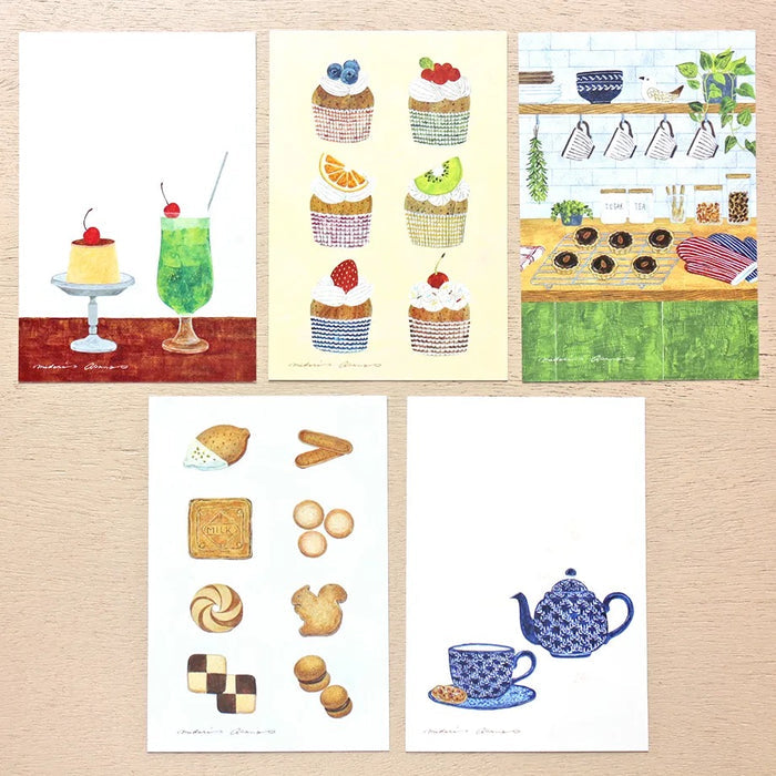 Midori Asano Three O'Clock Postcard Set