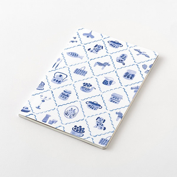 Midori B6 Yuru Log Notebook - Blue Nordic