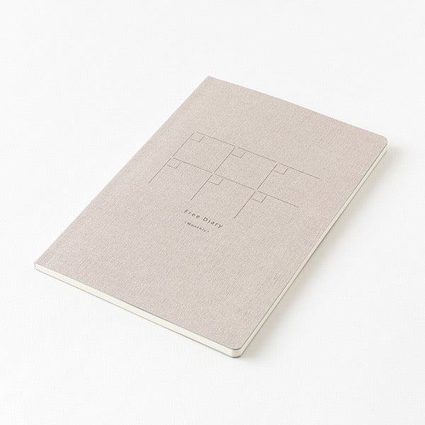 Midori B6 Yuru Log Notebook - Monthly Schedule