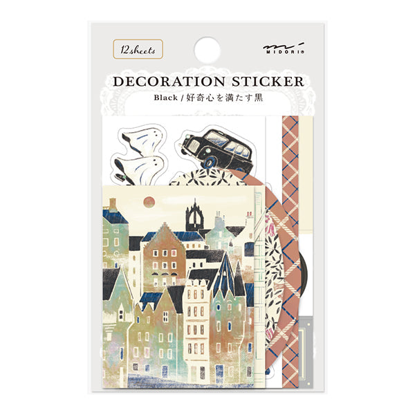 Midori Decoration Sticker | Black