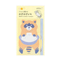 Midori Folding Memo Pad | Racoon