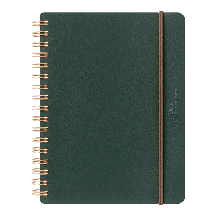 Midori Ring Notebook Grain B6 - Green