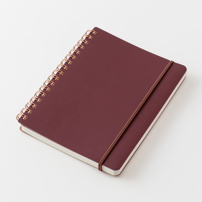 Midori Ring Notebook Grain B6 - Red