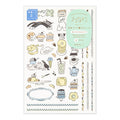Midori Yuru Log Decorative Stickers - Sweets & Animals