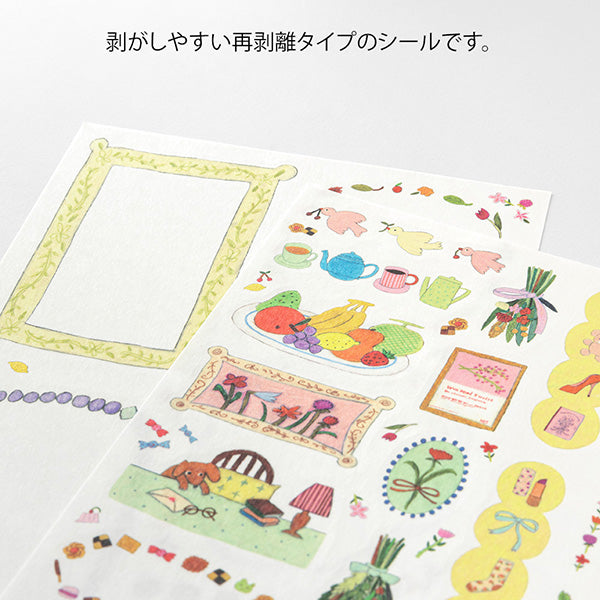 Midori Yuru Log Stickers - My Life
