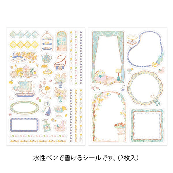 Midori Yuru Log Stickers - Travel and Hotel