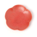 Mino Ware Mini Dish Ume Blossom | Red