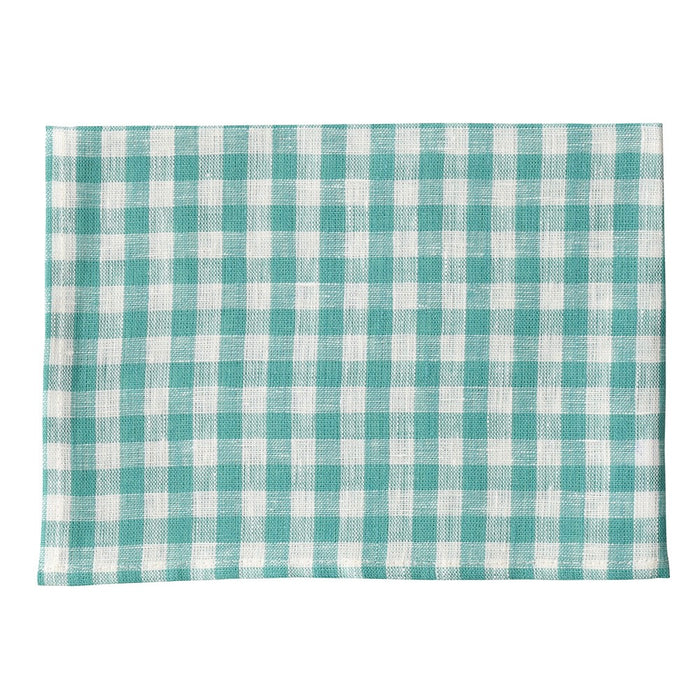 Mint Green Gingham (Jules) | Linen Kitchen Cloth