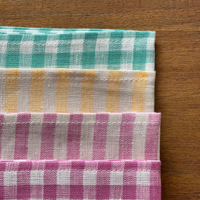 Mint Green Gingham (Jules) | Linen Kitchen Cloth