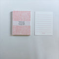 Mitsou Letterpress Card - Lattice/Red