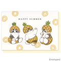 Mofusand Summer Pineapple Greeting Card