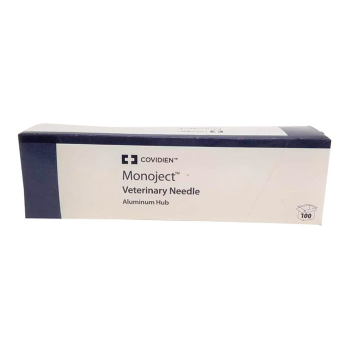 Monoject Needle, Aluminum Hub, 16g x 3/4", 100 ct - 01102MON-16X3-4A - 16 g x 3/4" - 1