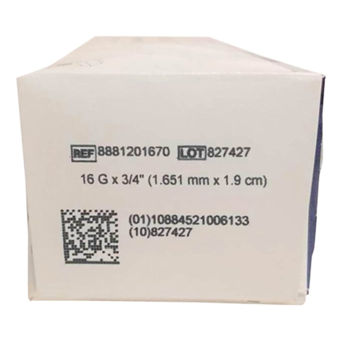 Monoject Needle, Aluminum Hub, 16g x 3/4", 100 ct - 01102MON-16X3-4A - 16 g x 3/4" - 2