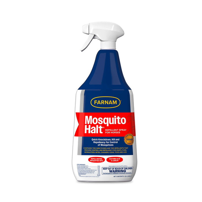 Mosquito Halt Repellent Spray for Horses, 32 oz - FAMH - 1