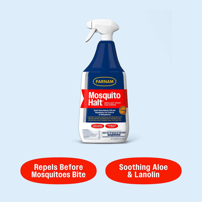 Mosquito Halt Repellent Spray for Horses, 32 oz - FAMH - 4