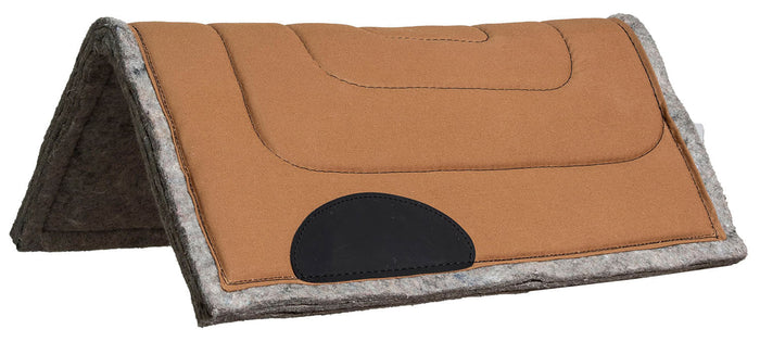 Mustang Pony Canvas Top Saddle Pad - 1211F2 - Brown - 1