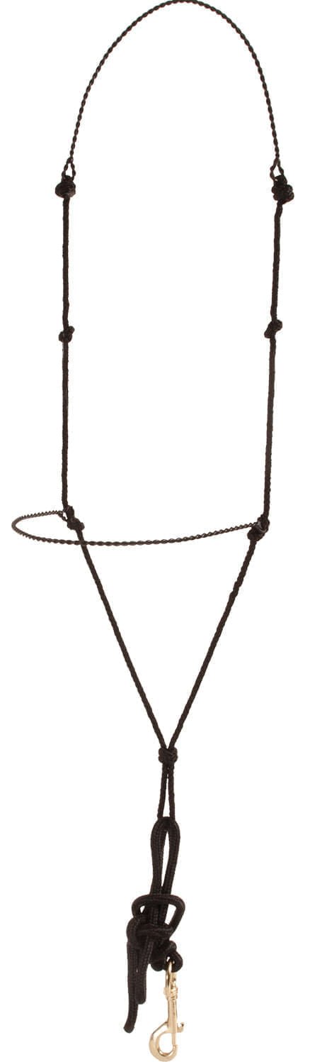 Mustang Twisted Wire & Rope Training Headsetter Headstall for Horses - 121IY - 1