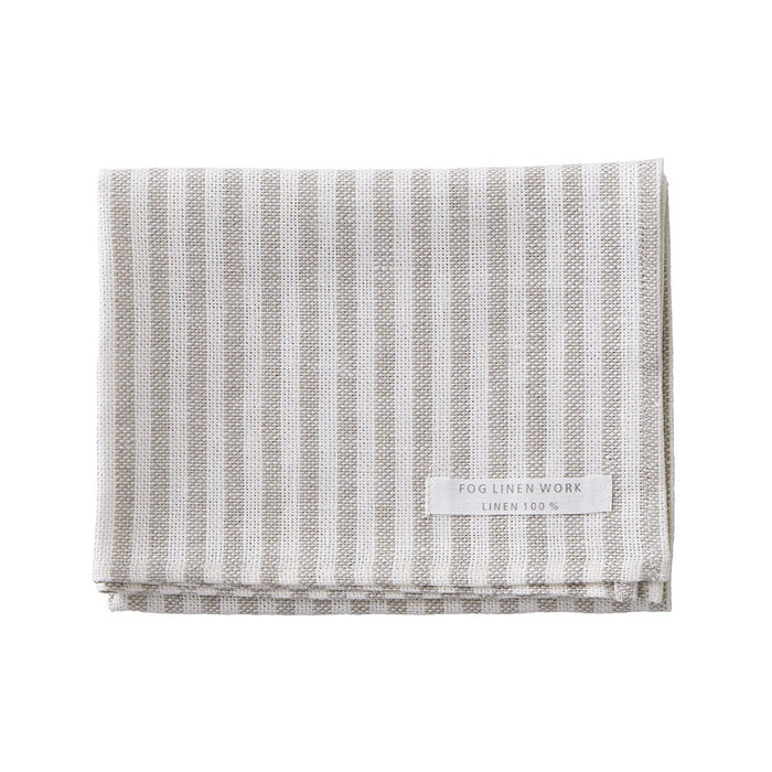 Natural Stripe | Linen Chambray Towel