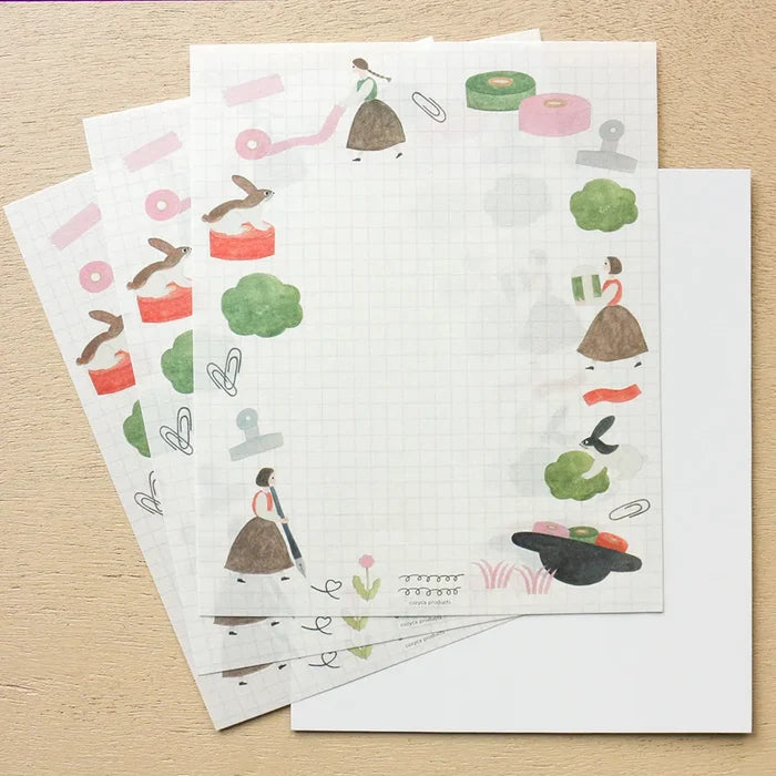 Necktie Letter Set | Field, On the Desk
