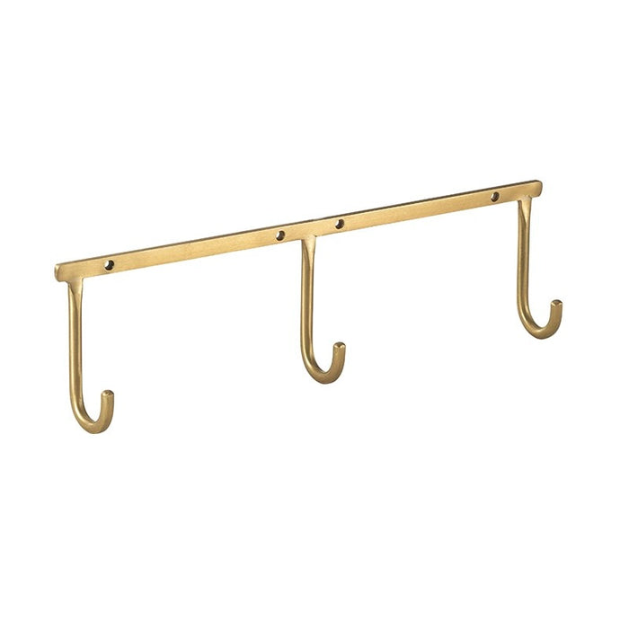 NEW! Brass Triple Hook