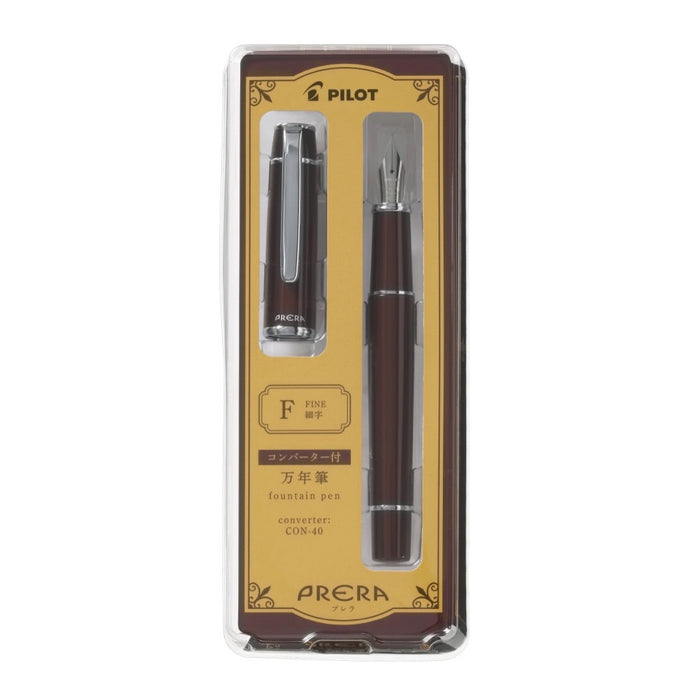 NEW Pilot Prera Fountain Pen with Fine Nib | Asst. Colors
