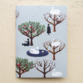 Nishi Shuku Swan Forest Stamp Notebook